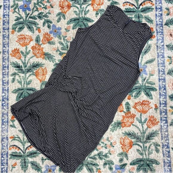 Riller & Fount REVOLVE Rocky Striped Modal Tank Shirt Dress Pinched Small - Picture 3 of 7